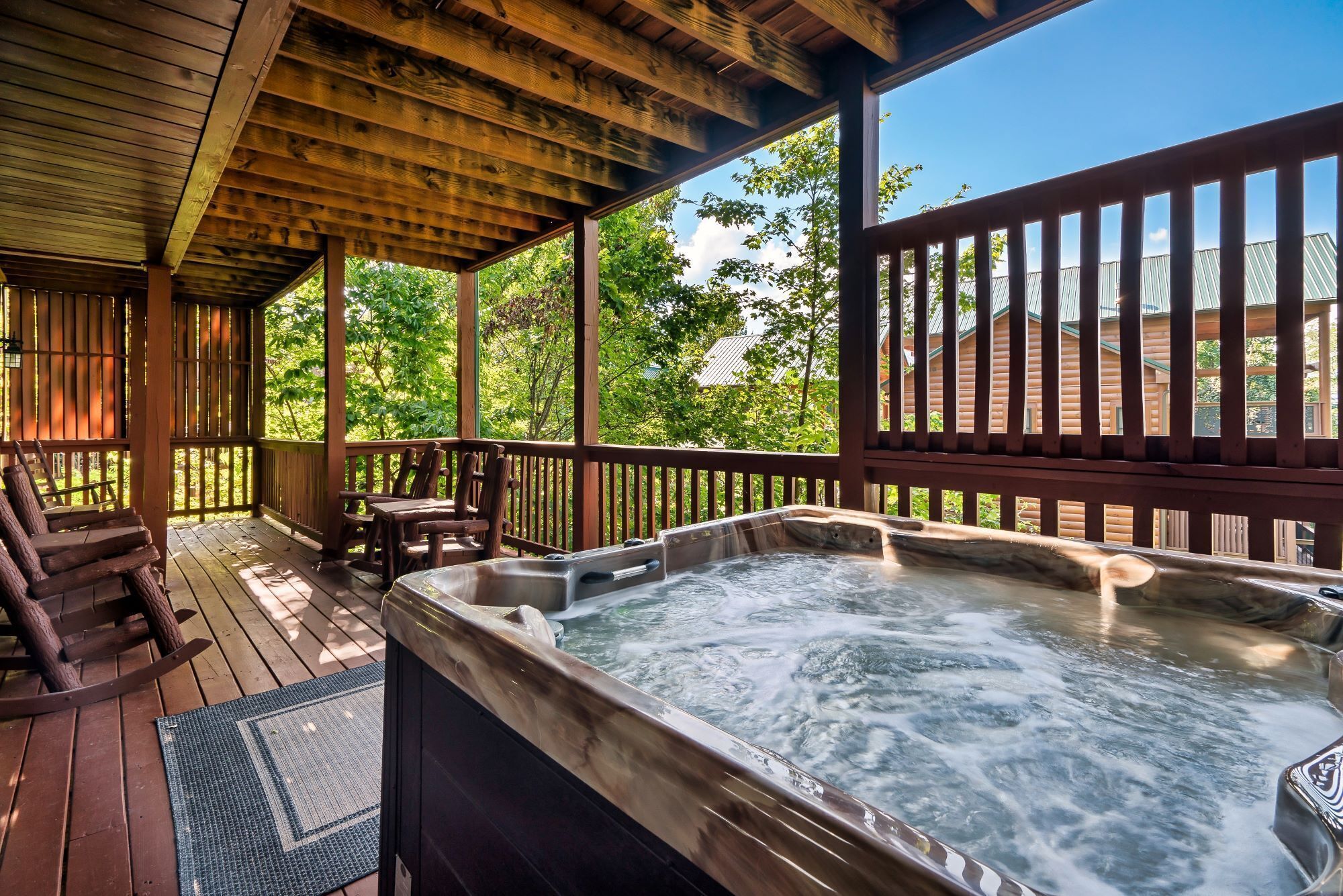 Bain à remous extérieur