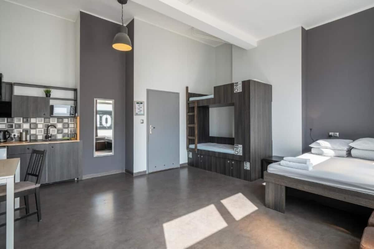 Classic Quadruple Room, Courtyard View | Iron/ironing board (on request), WiFi (free), bed sheets