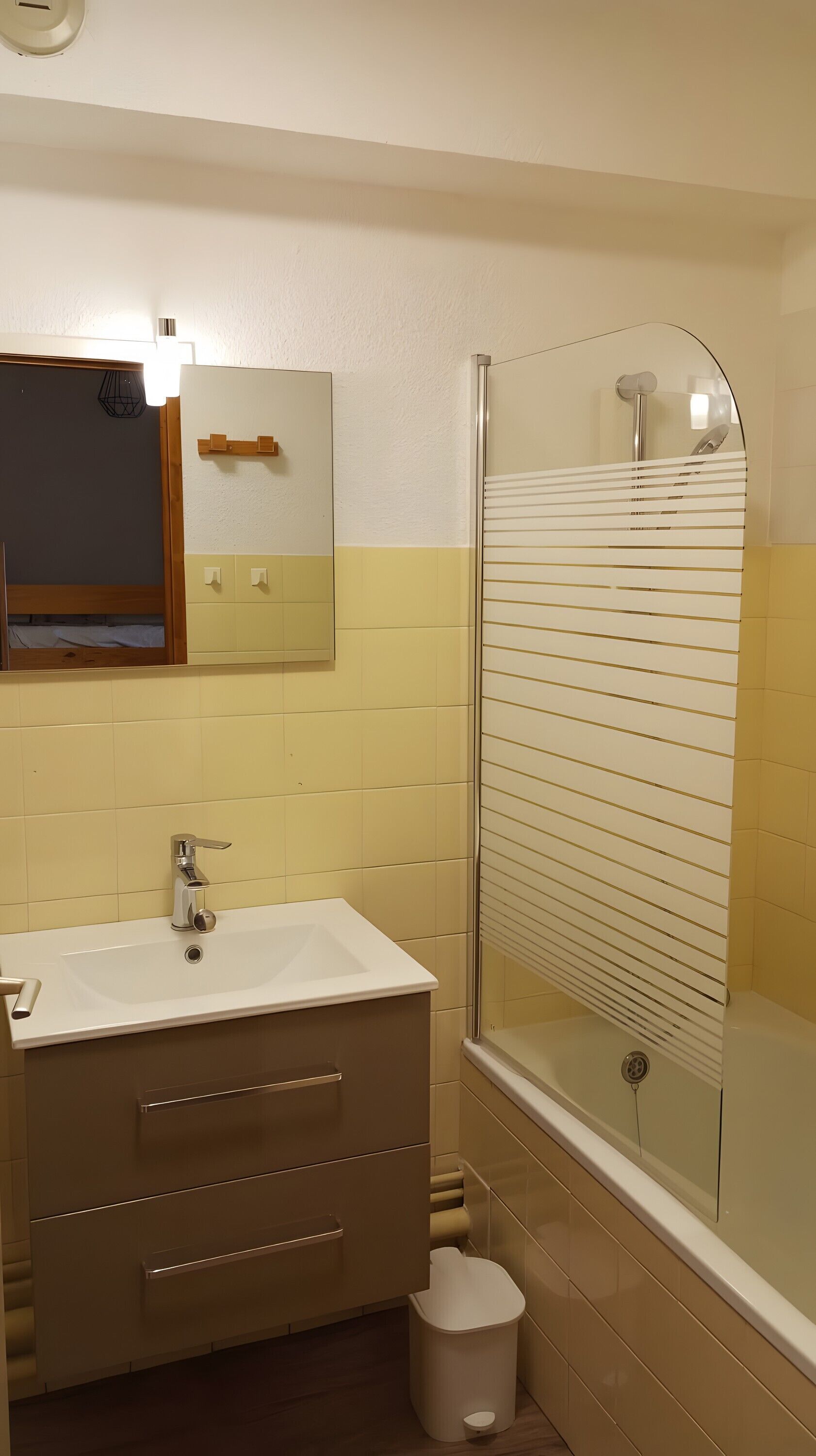 Regadera y secadora de cabello 