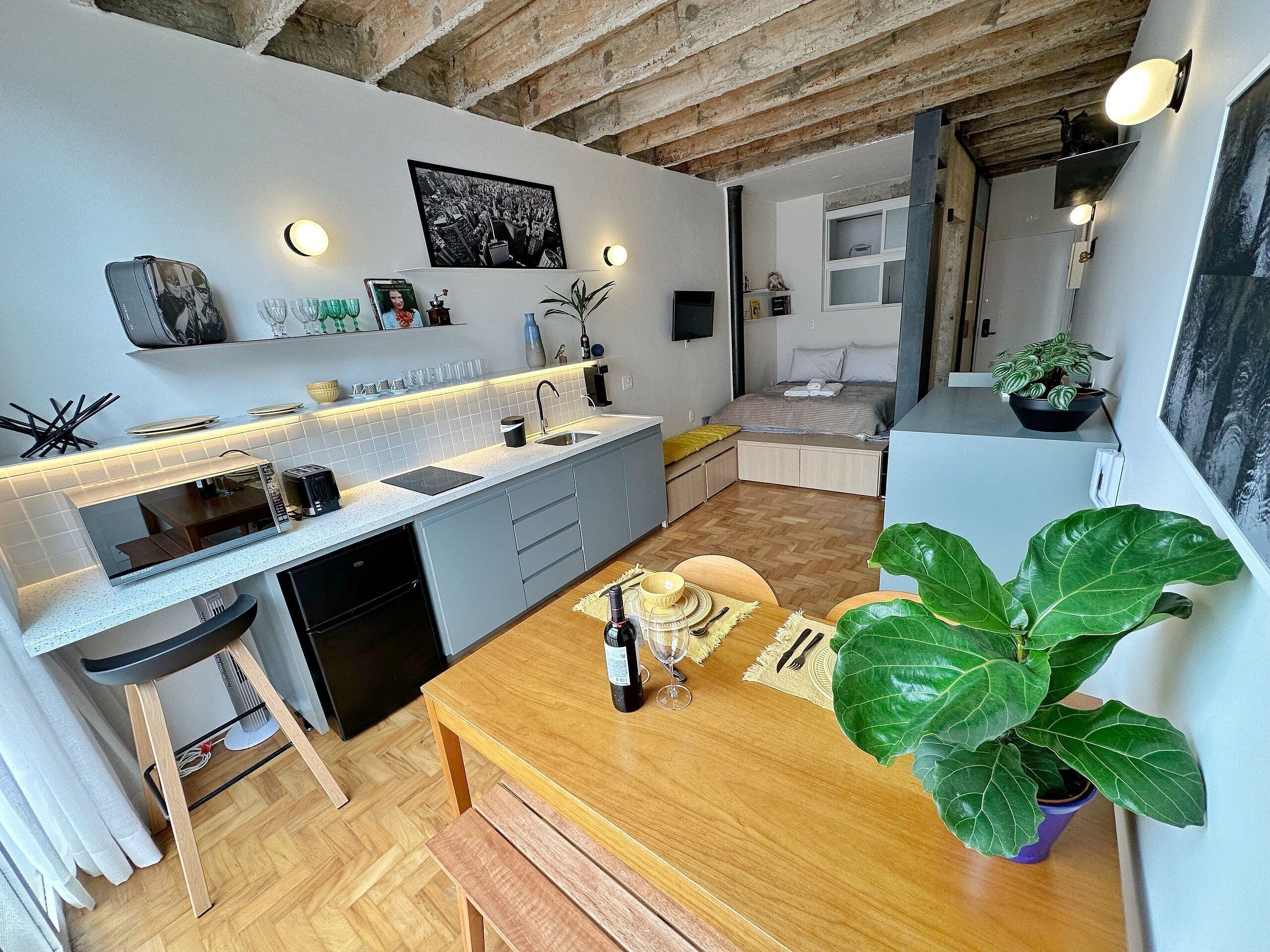 Basic Apartment | Blackout drapes, iron/ironing board, free WiFi