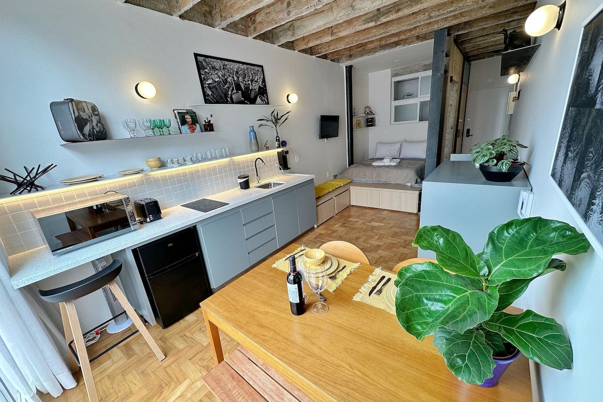 Basic Apartment | Blackout drapes, iron/ironing board, free WiFi