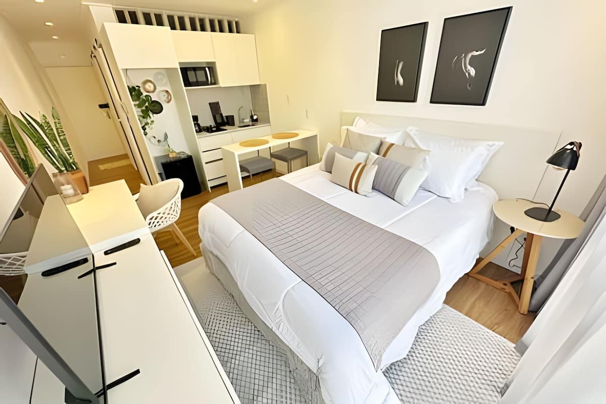 Basic Apartment | Blackout drapes, iron/ironing board, free WiFi