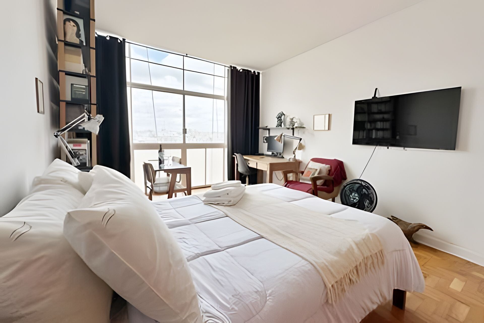 Basic Apartment | Blackout curtains, iron/ironing board, free WiFi