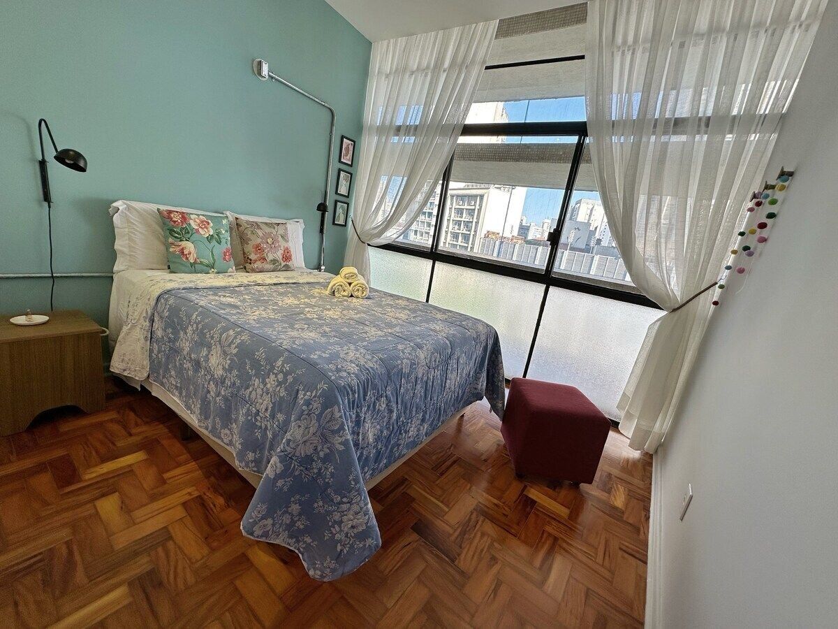 Basic-Apartment | Verdunkelungsvorhänge, Bügeleisen/Bügelbrett, kostenloses WLAN