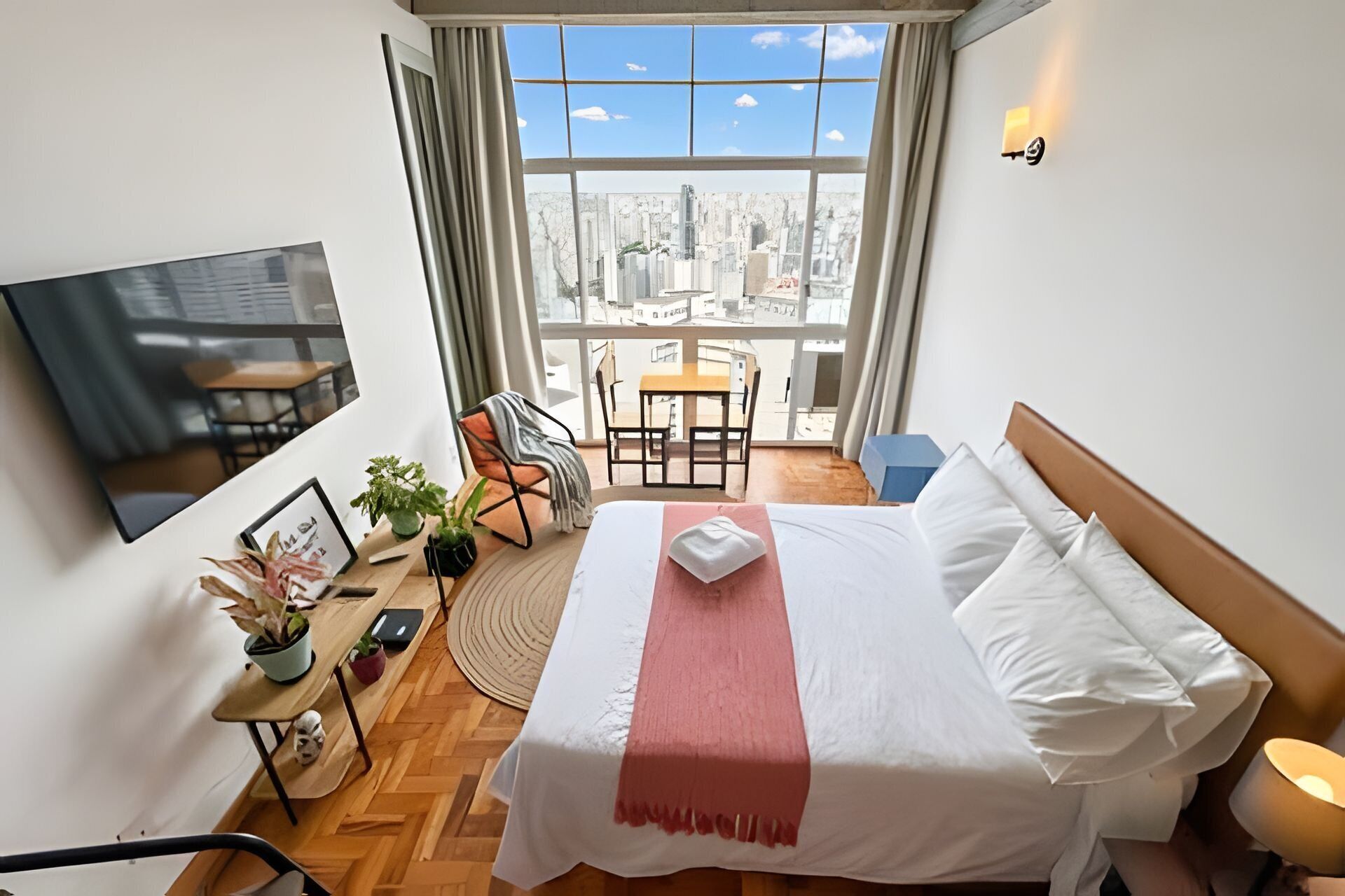 Basic Apartment | Blackout curtains, iron/ironing board, free WiFi