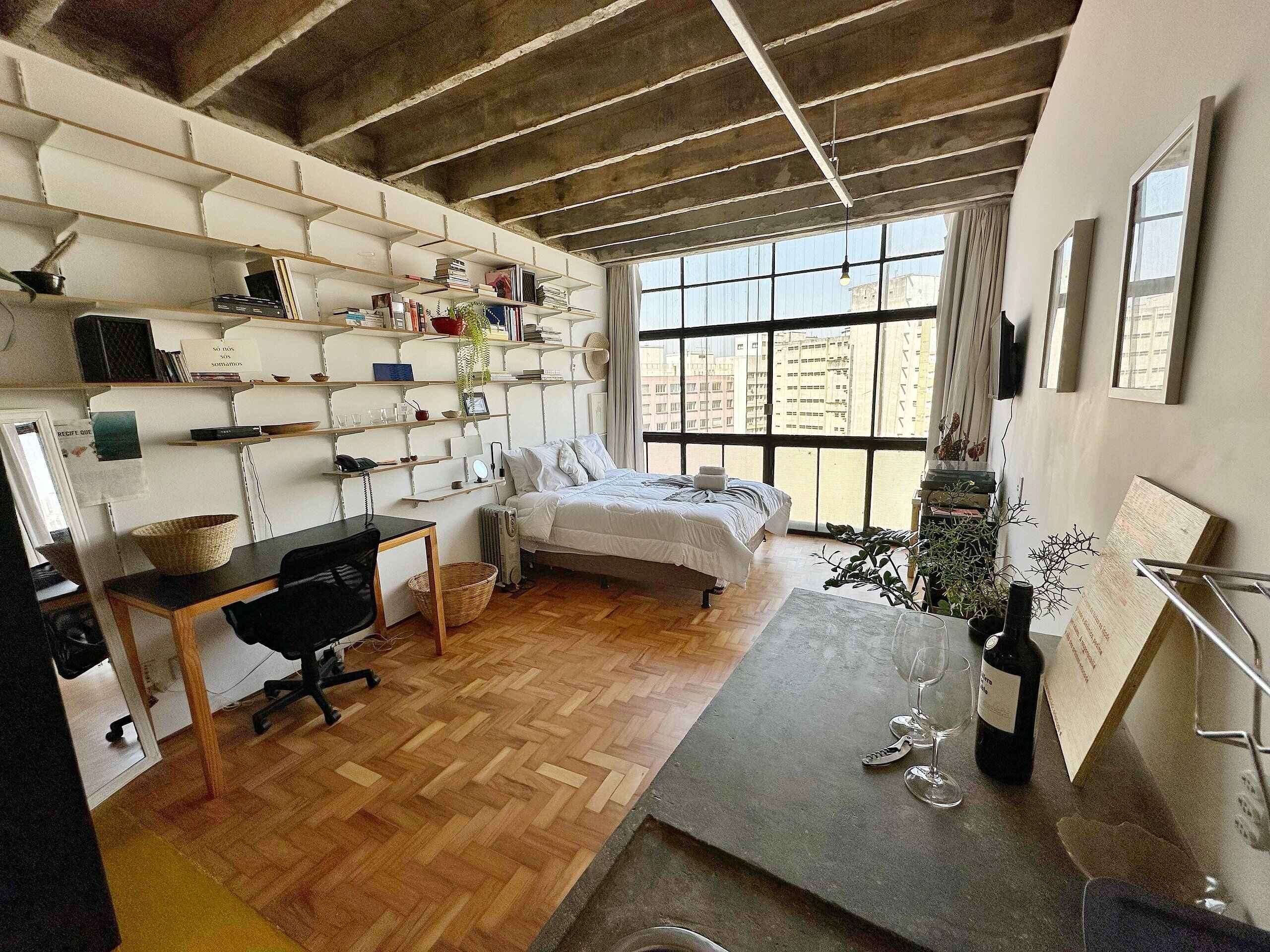 Basic Apartment | Blackout curtains, iron/ironing board, free WiFi