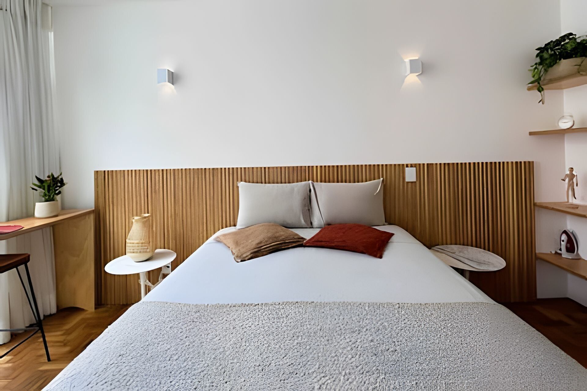 Basic Apartment | Blackout drapes, iron/ironing board, free WiFi, bed sheets