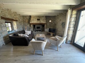 Living area - Gîte Éden, L'Ecrin de la Baie Baie de Douarnenez 10 minutes from the beaches (Pouldergat)