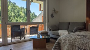 TV - Apartment "Sonnen Strahl" with Balcony and Wi-Fi (Todtmoos)