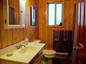 Cabin, 4 Bedrooms, Terrace | Bathroom - Welcome to the Dancing Bear Cabin! Sleeps 8! (Deming)