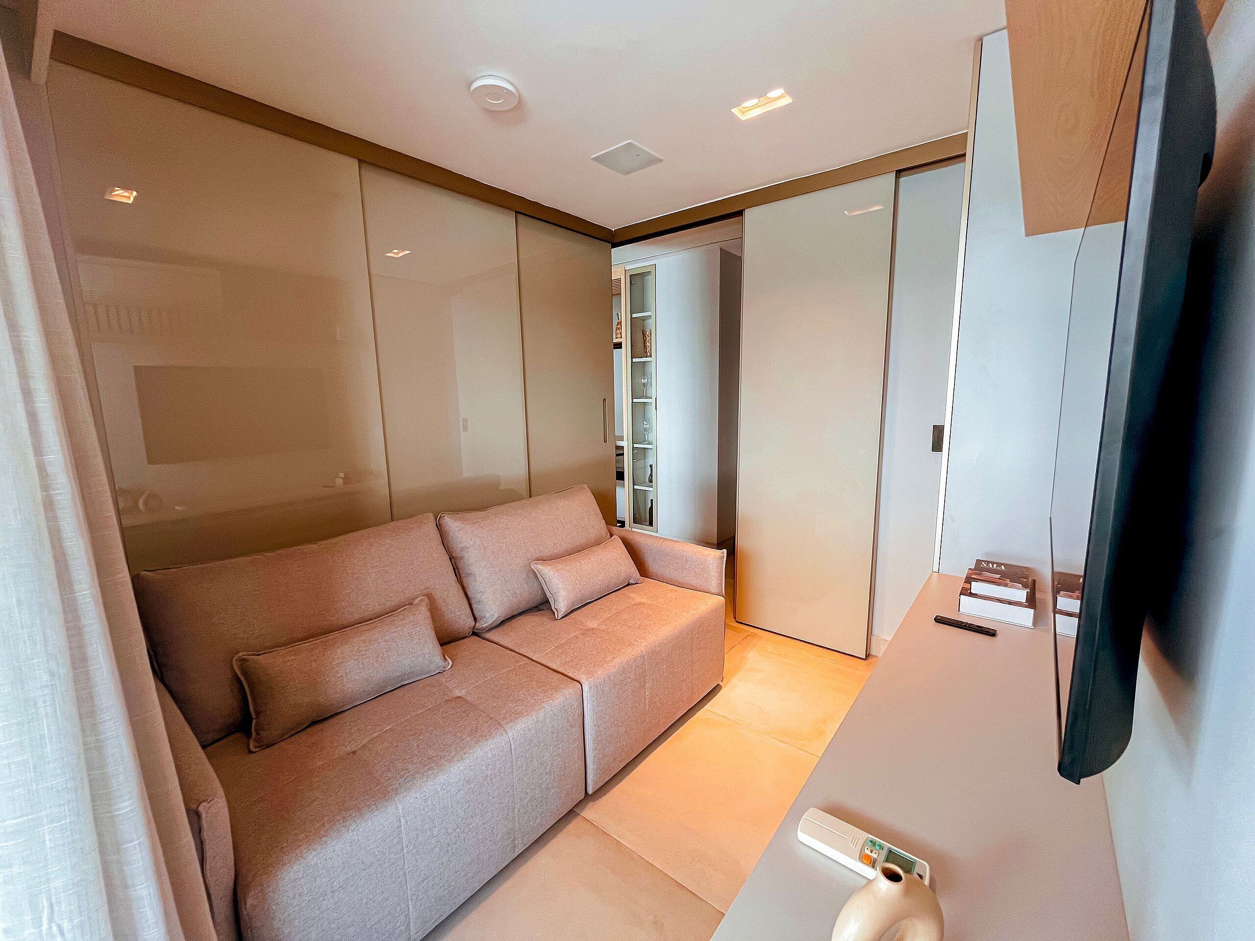 Appartement Luxe | Coin séjour | Télévision à écran plat