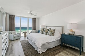 3 bedrooms, WiFi, bed sheets - Newly Renovated 4th-Floor Gulf Front Condo – A Luxurious Coastal Retreat! Sleeps 10 (Navarre)