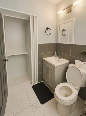 Handdoeken, zeep, toiletpapier