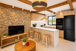 Fridge, microwave, oven, coffee/tea maker - Villa Celestia - Two Bedroom Villa, Sleeps 5 (Afandou)