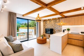 TV - Villa Celestia - Two Bedroom Villa, Sleeps 5 (Afandou)