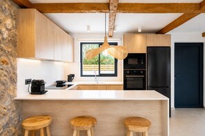 Fridge, microwave, oven, coffee/tea maker - Villa Aurelia - Two Bedroom Villa, Sleeps 5 (Afandou)