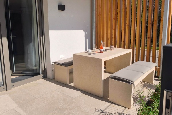 Terrasse grün