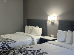 Desk, blackout drapes, free WiFi, bed sheets