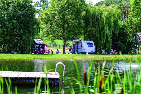 House | Property grounds - Ferienhaus im Landhausstil im Vital Camp Bayerbach (Bayerbach)