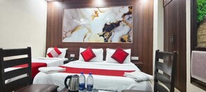 Classic Double or Twin Room, Balcony, City View | In-room safe, desk, laptop workspace, free WiFi