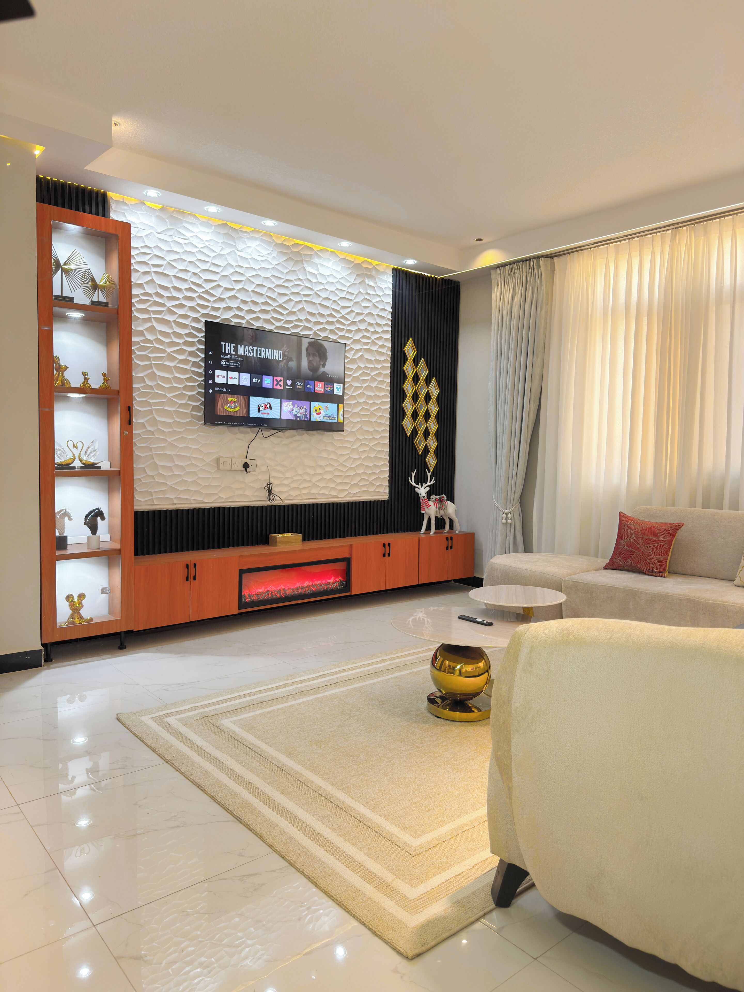 Apartamento Deluxe, balcón, vistas a la colina | Zona de estar