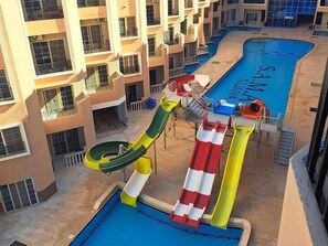 2 outdoor pools, open 7:00 AM to 6:00 PM, pool umbrellas, pool loungers - Juliana Beach Aqua Park (Hurghada)
