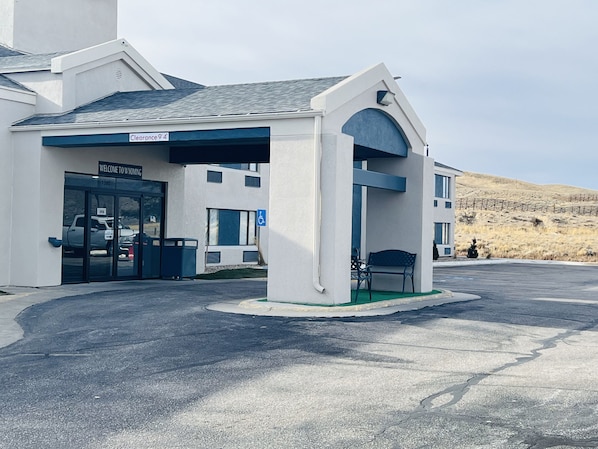 Voorkant van accommodatie