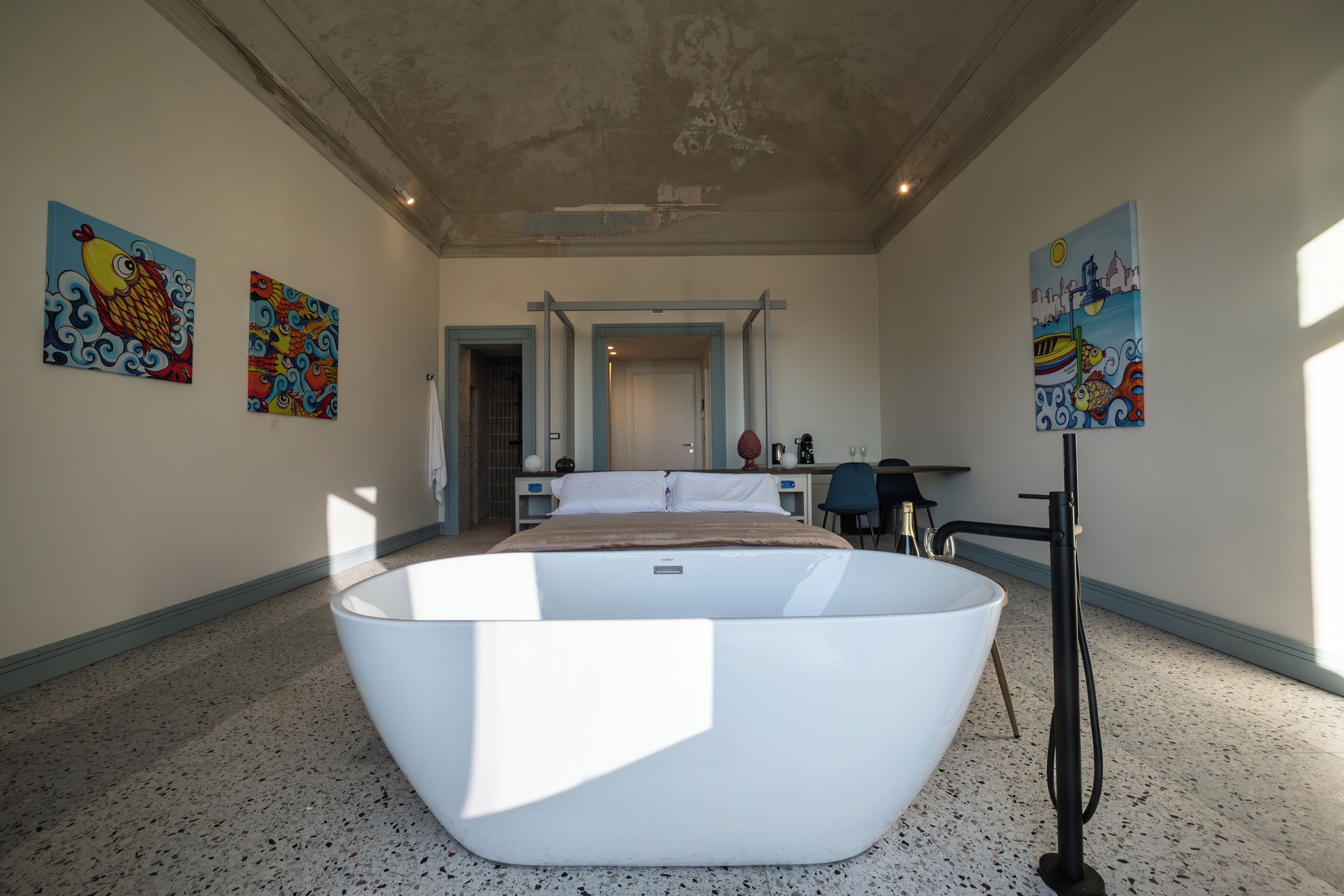 1 غرفة نوم ومكواة/لوح كي وسرير سفر وواي فاي مجانًا