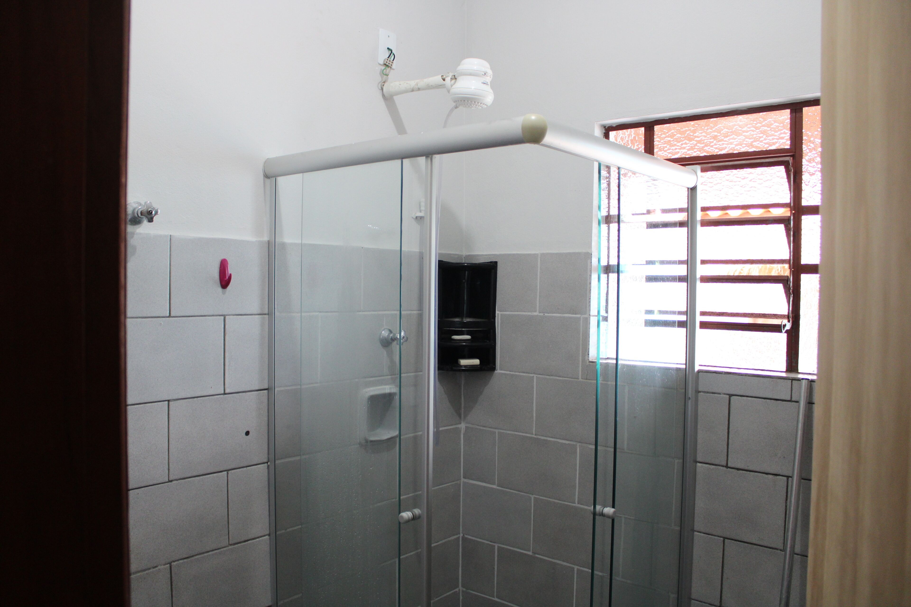 Shower, toilet paper