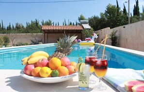 Una piscina riscaldata