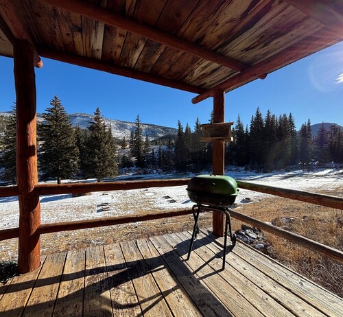 Mountain cabin with river views and private Hot Tub. Sleeps 4 15 minutes from Wolf Creek Ski Area.