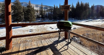 Mountain cabin with river views and private Hot Tub. Sleeps 4 15 minutes from Wolf Creek Ski Area.