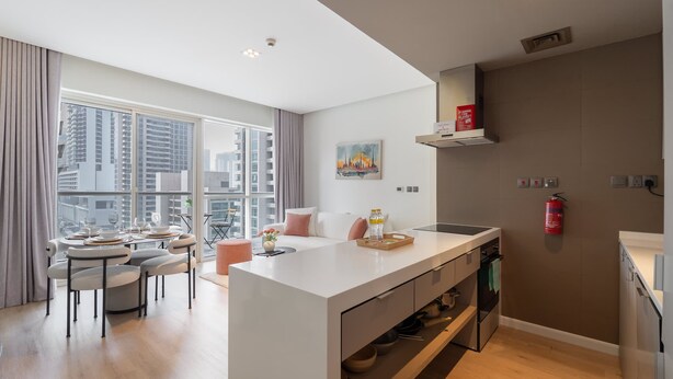 Unclassified image, 1 of 18, button - Stayshort - Chic 1 Bedroom Haven Perfect for 2 Dubai Marina (Dubai)