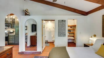 Iron/ironing board, travel crib, internet, bed sheets