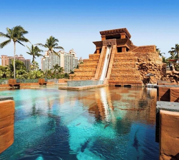 Pool - 1 bedroom premium resort in peaceful Harborside Resort, paradise island with AC. (N.P)