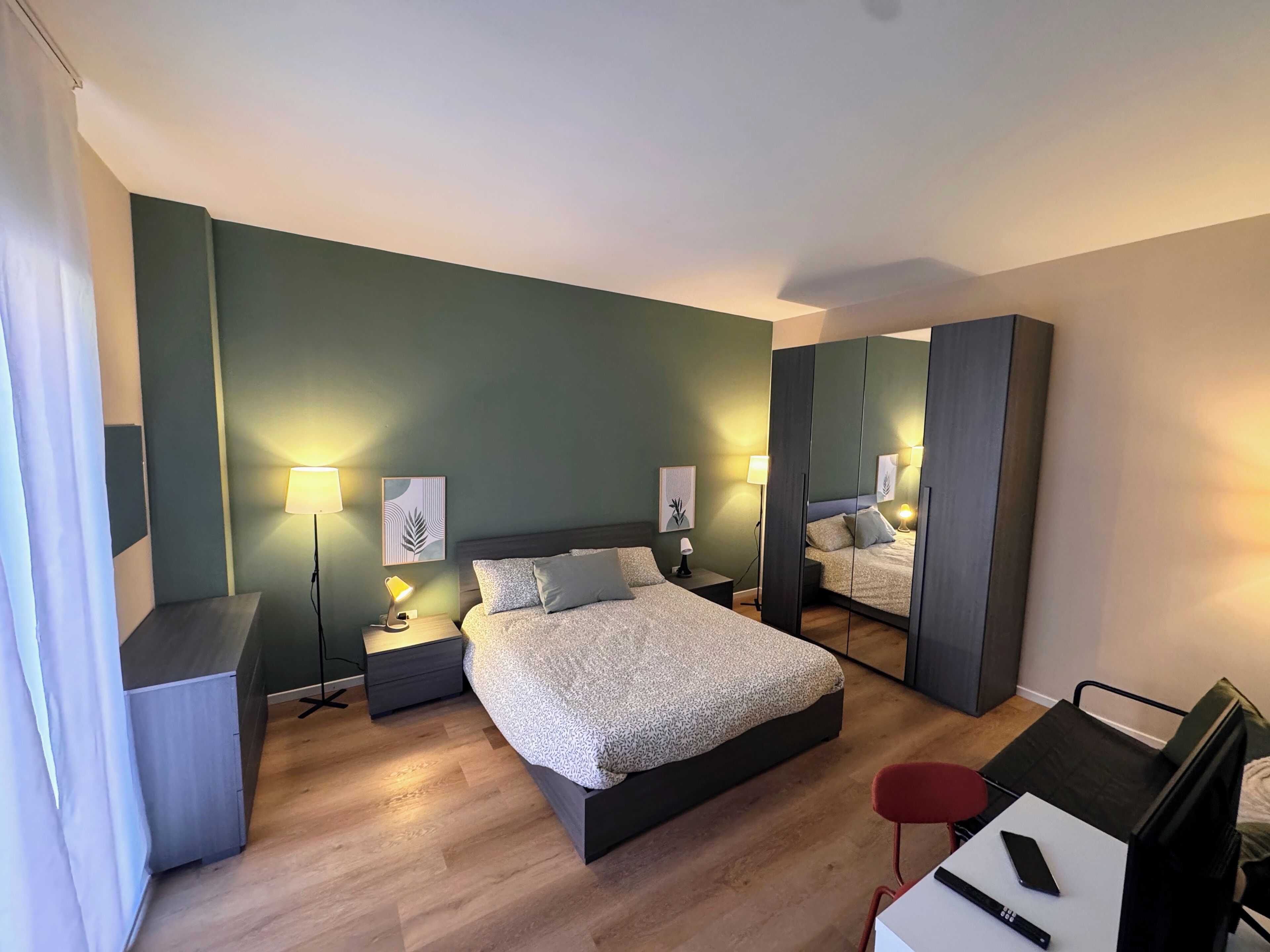 Apartment, 2 Bedrooms, Private Bathroom | Minibar, desk, laptop workspace, blackout drapes