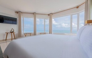 Kamar Double Basic, pemandangan pantai | Brankas dan Wi-Fi gratis