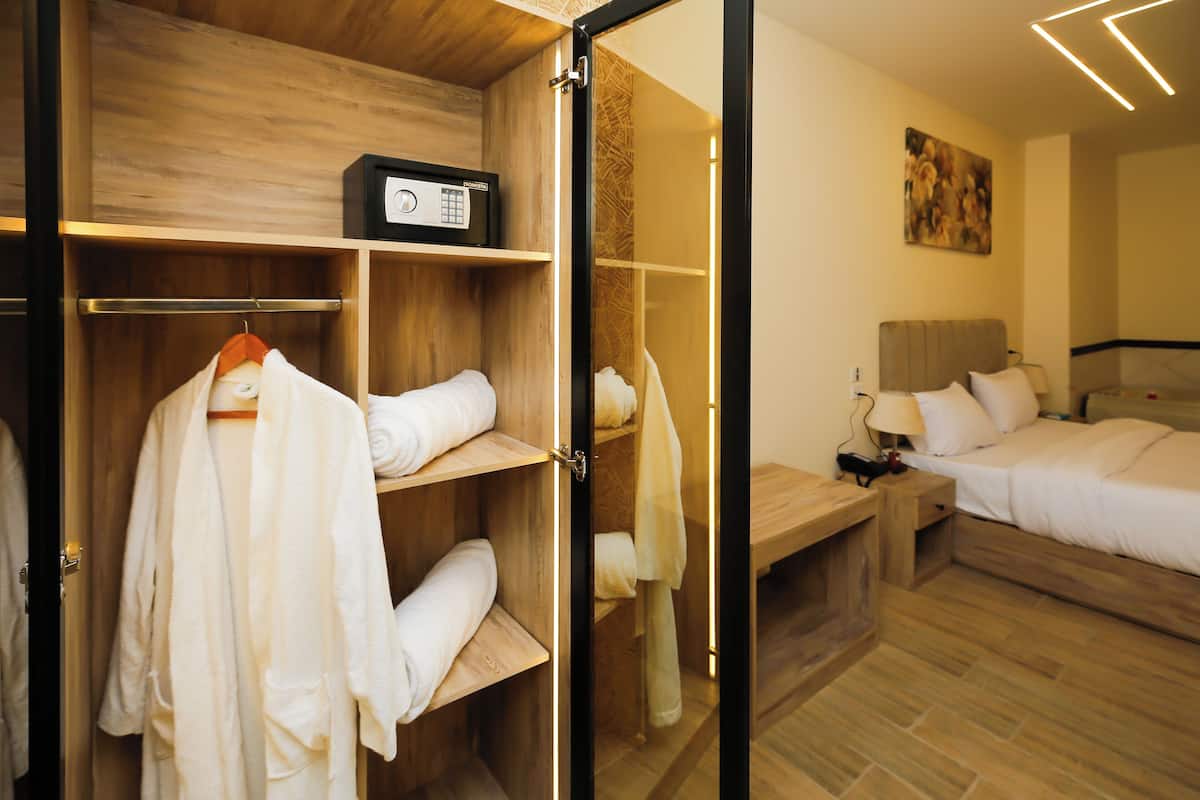 Classic Double or Twin Room, Balcony, City View | In-room safe, desk, laptop workspace, soundproofing