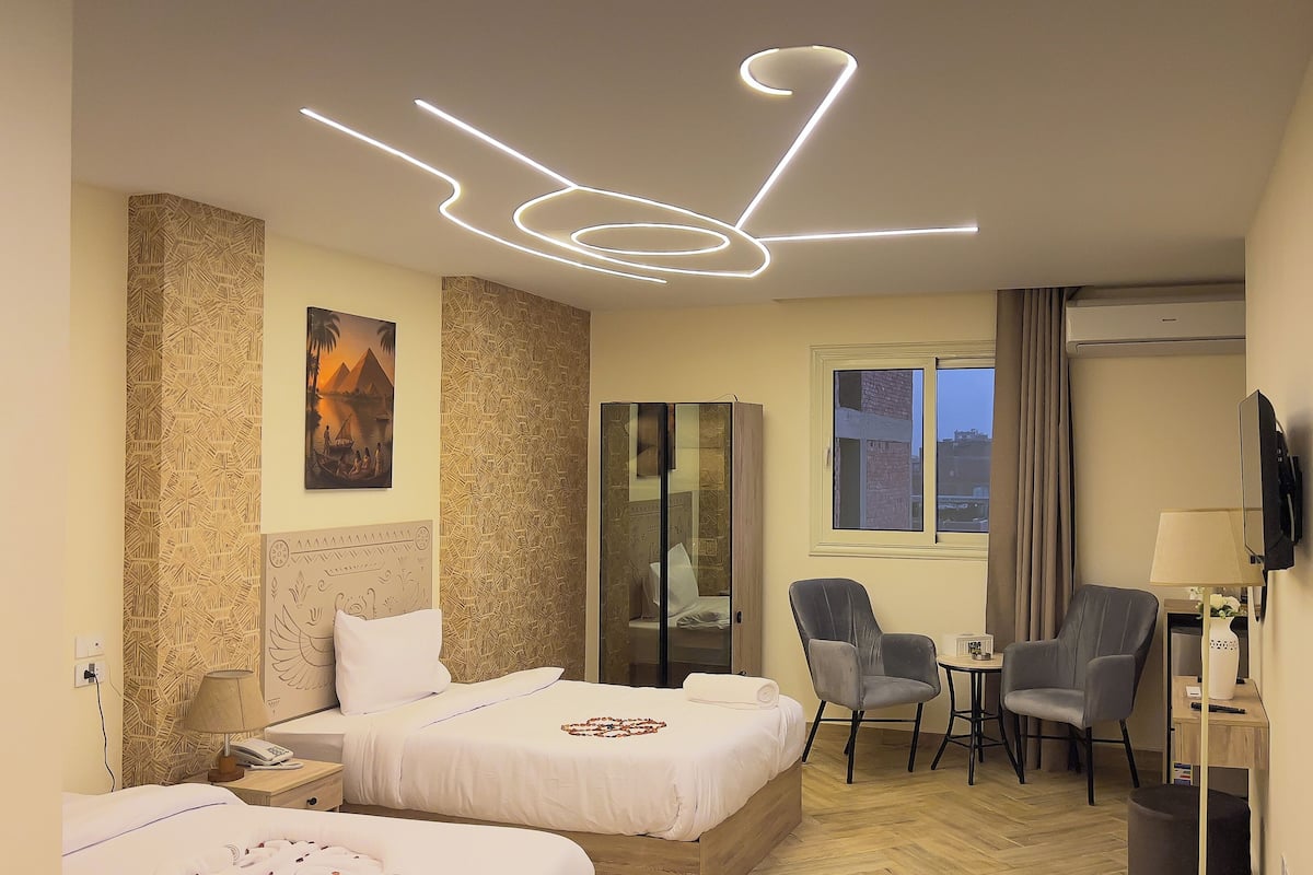 Classic Double or Twin Room, City View | Mountain view