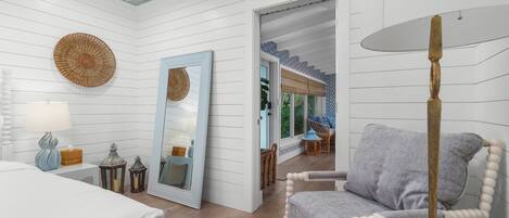 Iron/ironing board, travel crib, free WiFi, bed sheets