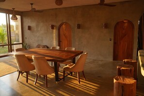 Outdoor dining - Full House, Walk to Surf, Beach Access, WiFi, (Casa Bocote,La Saladita)