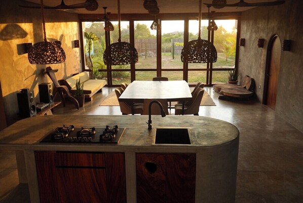 Interior - Full House, Walk to Surf, Beach Access, WiFi, (Casa Bocote,La Saladita)