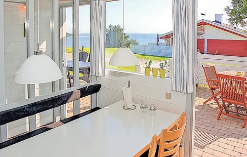 Lovely home in Aabenraa with house sea view