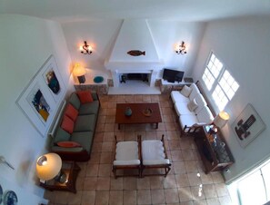 House | Living room - Skaloma Beachfront Seaview Villa Retreat (Dorida)