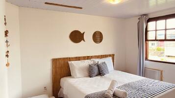 1 soverom, strykejern/-brett, wi-fi (inkludert) og sengetøy