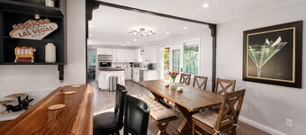 Private Estate w/ Best Strip Views! Pool, Spa, Sauna, Gym, Game Room, & Casita
