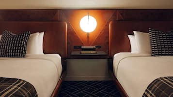 Egyptian cotton sheets, premium bedding, down duvets, minibar