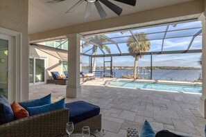 Pool - Manasota Key 4 Bedroom Pool Home on Lemon Bay (Englewood)