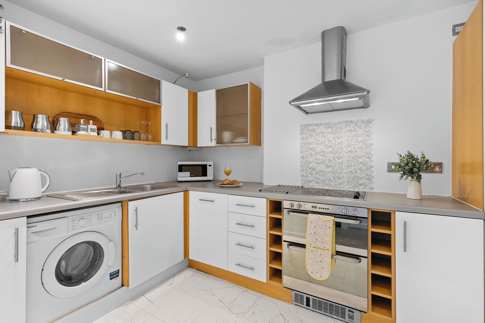 Huoneisto, 2 makuuhuonetta, esteetön, kaupunkinäköala | Sisätilat