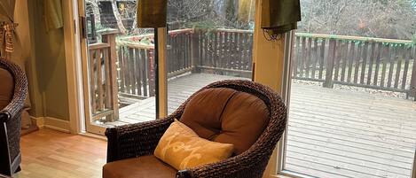 TV connectée, cheminée